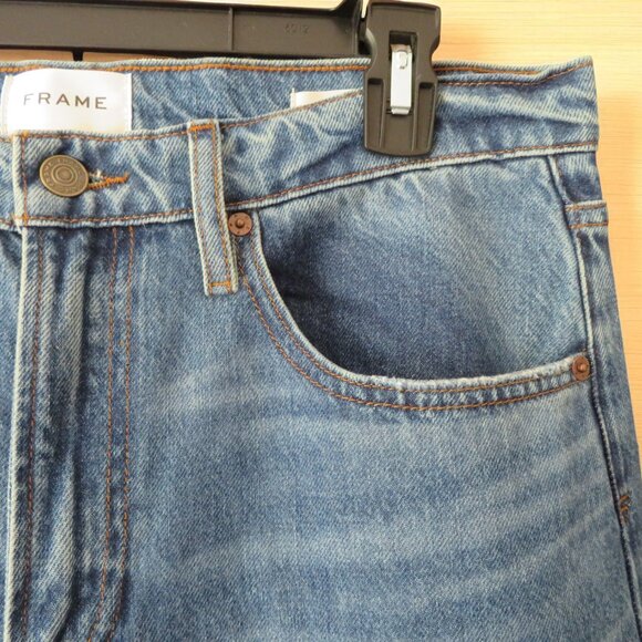 FRAME Denim Low Slung Barrel Leg Jeans (CARAMIA), Size 28, EUC - Picture 13 of 16